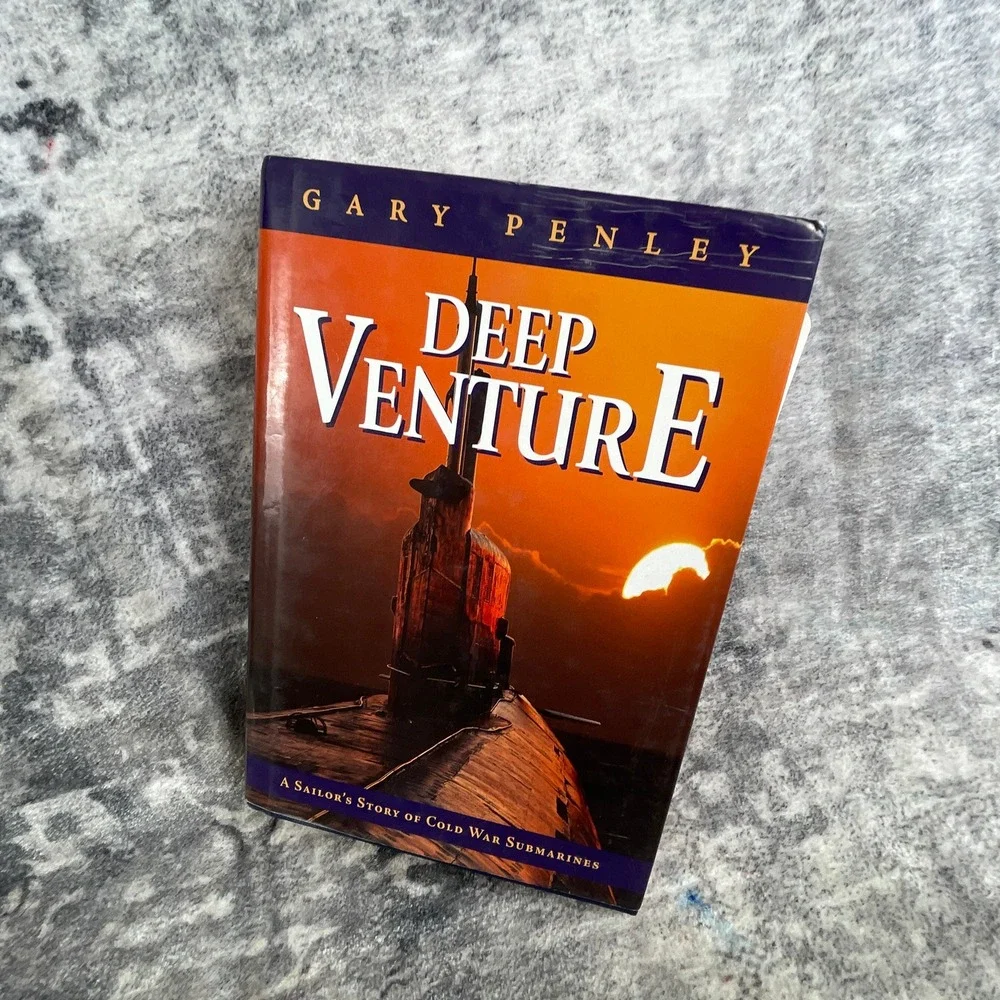 Deep Venture Signed‎ Gary Penley Hardcover Book Cold War Submarines Memoir